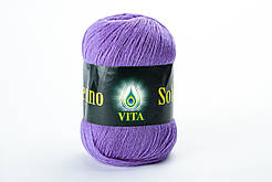 Пряжа мериносова Vita Merino Soft, Color No.3313 бузковий