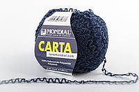 Пряжа Mondial Carta, Color No.947 темно-синий