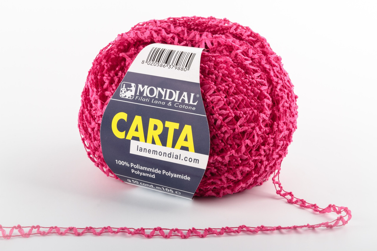 Пряжа Mondial Carta 948 фуксія