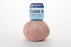 Пряжа Mondial Cable 8, Color No.0740 какао