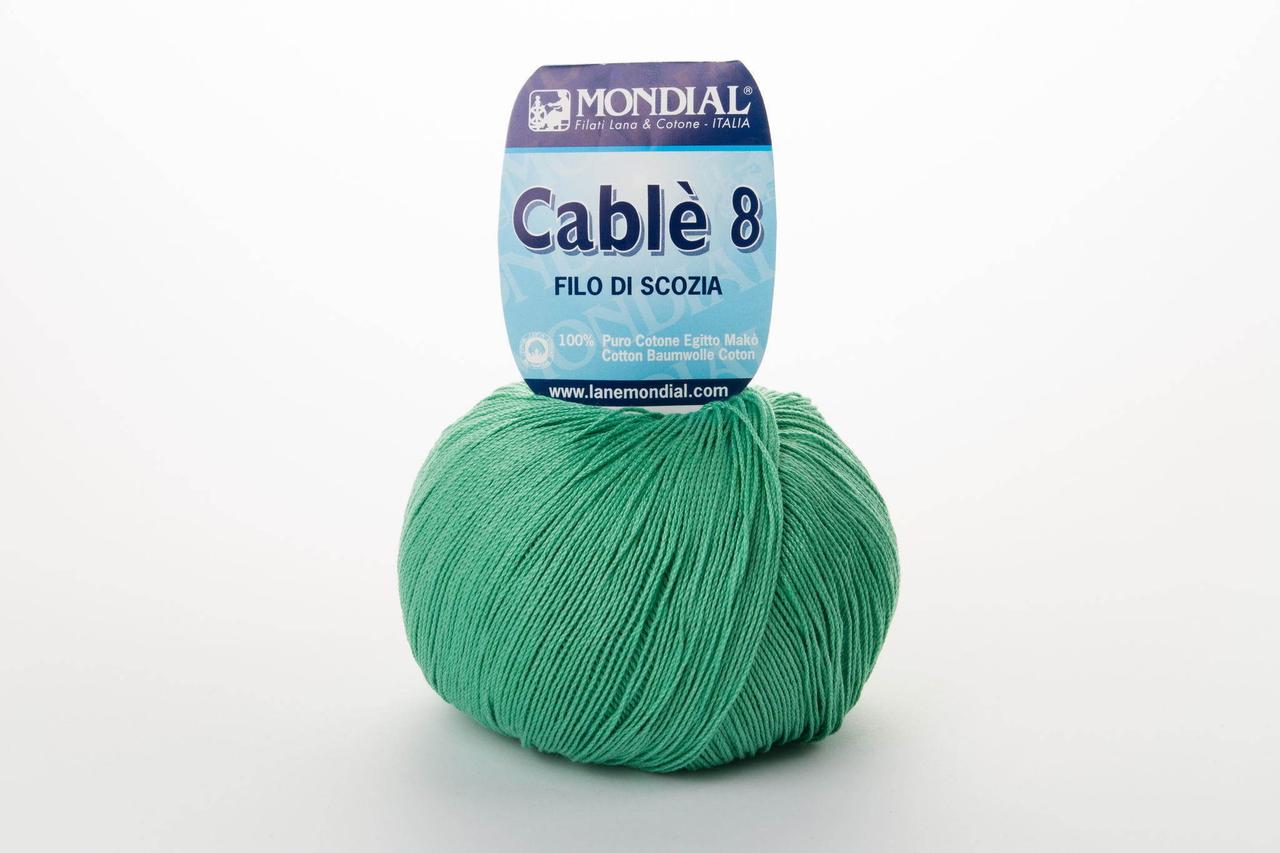 Пряжа Mondial Cable 8 0863 салат