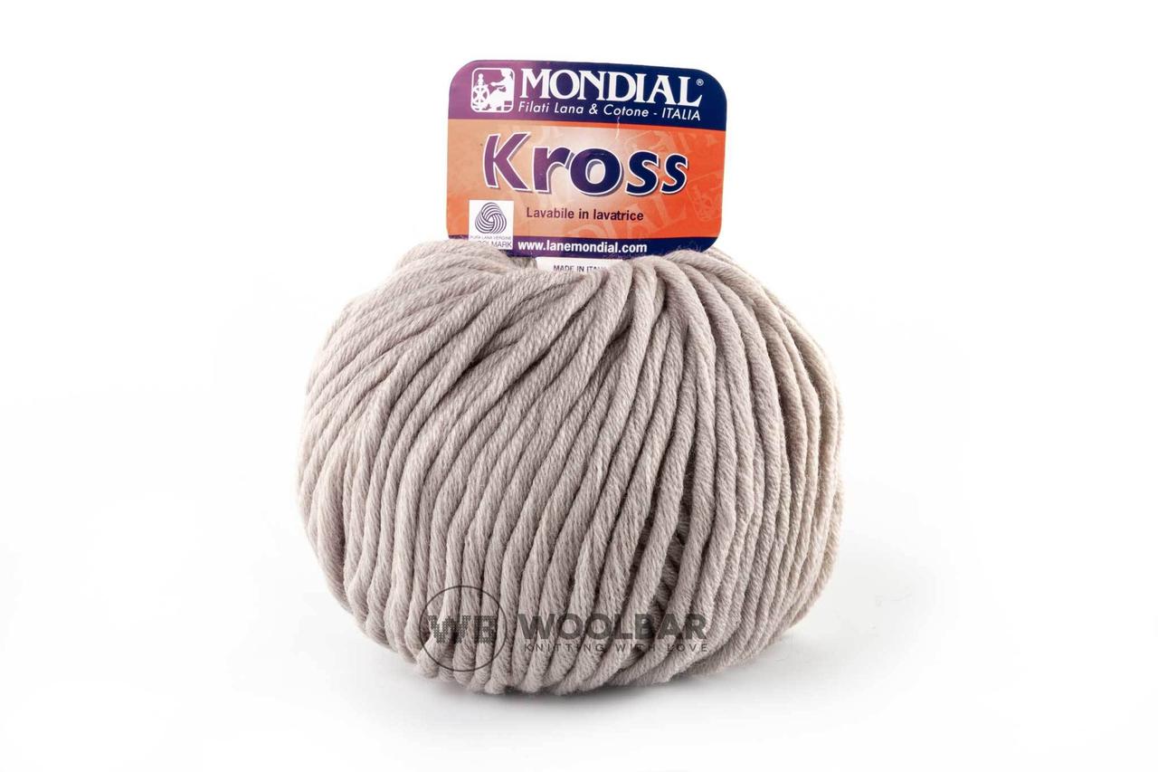 Пряжа Mondial Kross 300 сіро-бежевий