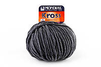 Пряжа Mondial Kross, Color No.800 темно-серый