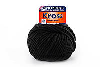 Пряжа Mondial Kross, Color No.200 черный