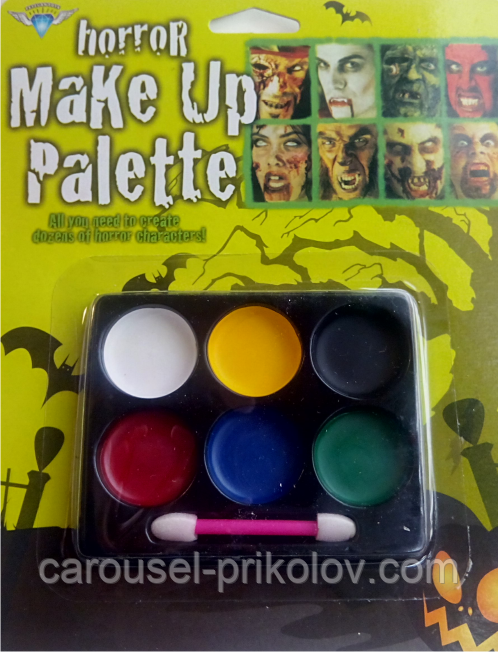 Грим для обличчя 6 шт. (краски), фото 1