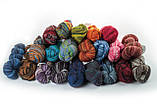 Пряжа Aade Long Kauni, Artistic yarn 8/1 Burgundia (Бургундія), 100 г, фото 3