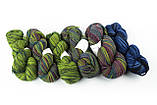 Пряжа Aade Long Kauni, Artistic yarn 8/1 Burgundia (Бургундія), 100 г, фото 4
