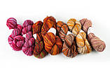 Пряжа Aade Long Kauni, Artistic yarn 8/1 Burgundia (Бургундія), 100 г, фото 5