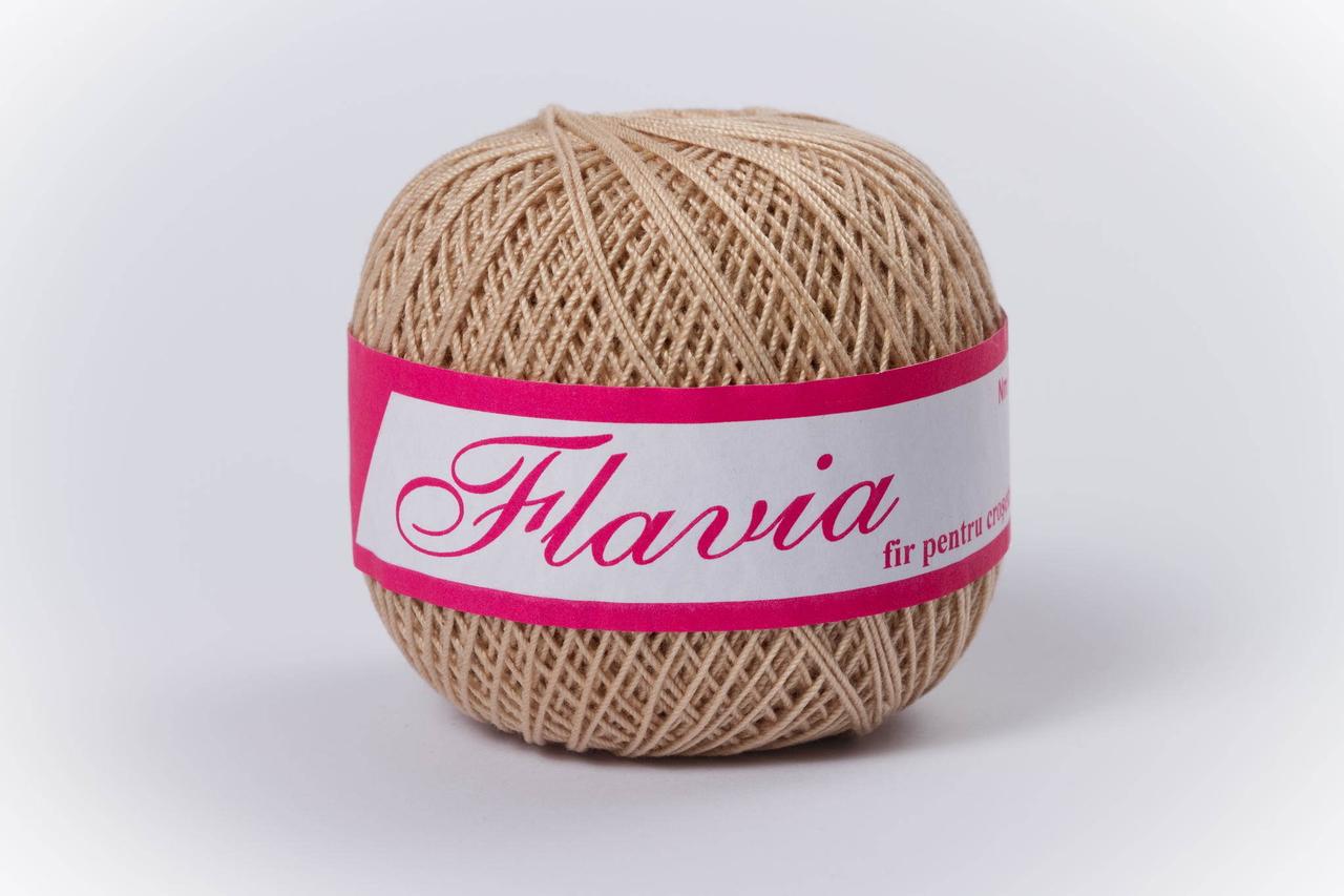 Пряжа Romanofir Flavia 0006 темна беж