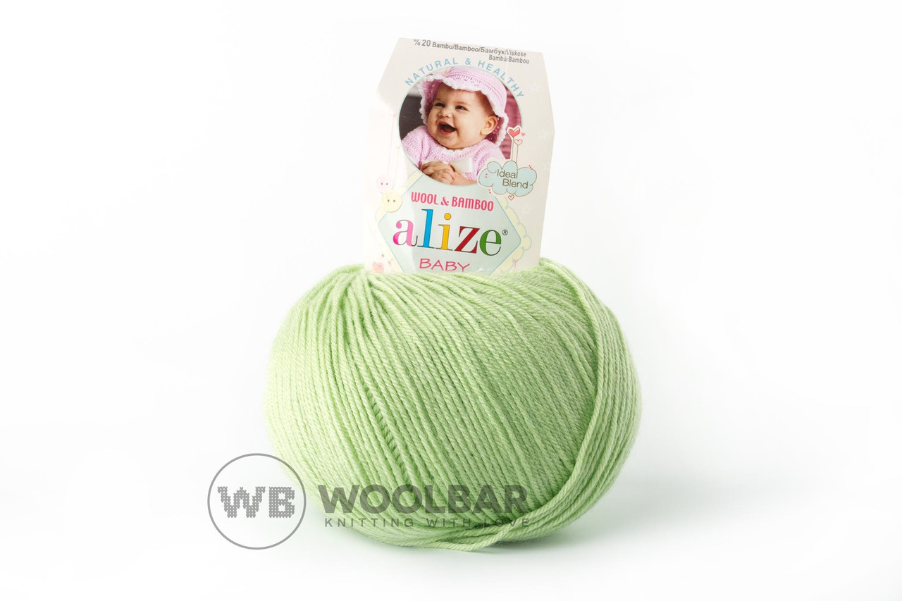 Пряжа Alize Baby Wool 41 ментол