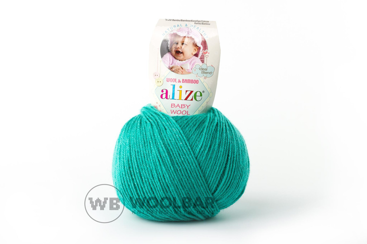 Пряжа Alize Baby Wool 610 смарагд