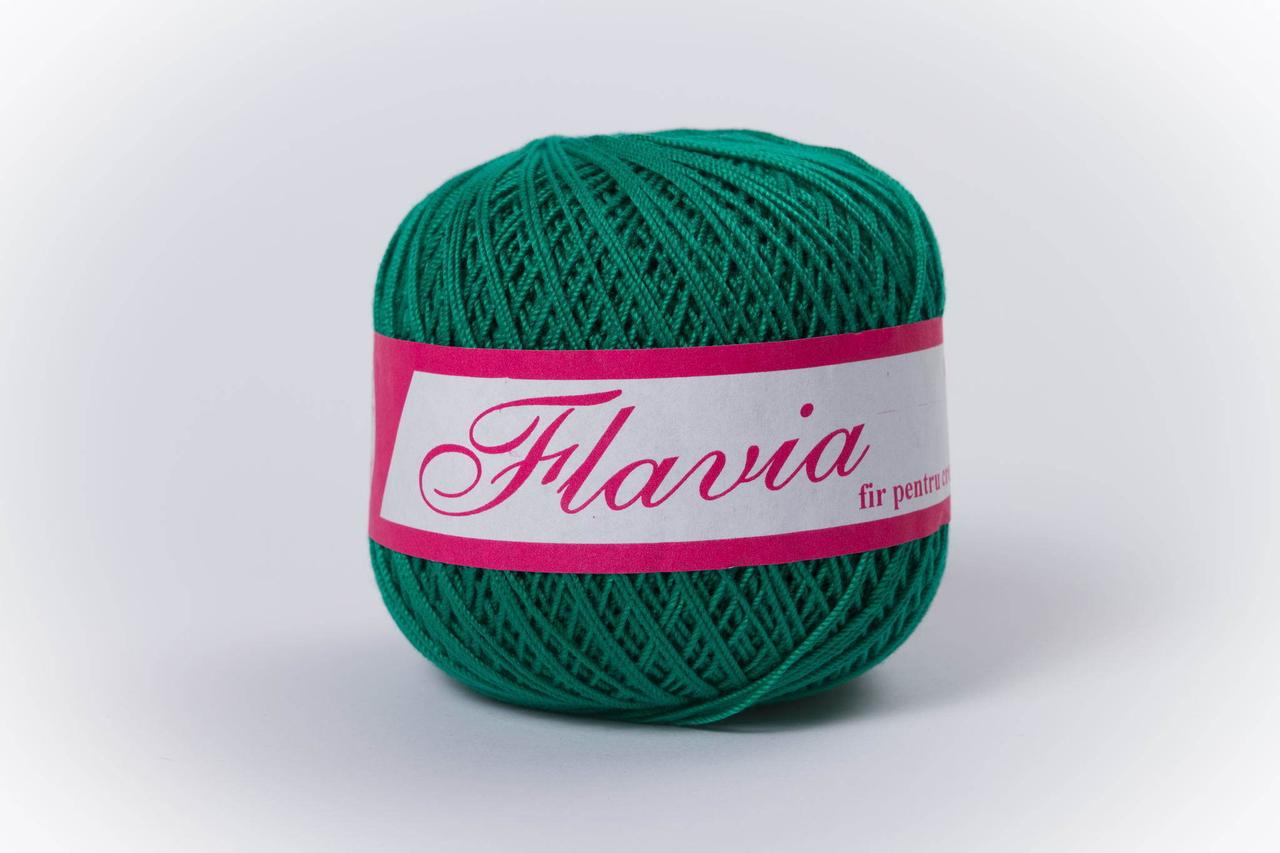 Пряжа Romanofir Flavia 1252 нефритовий