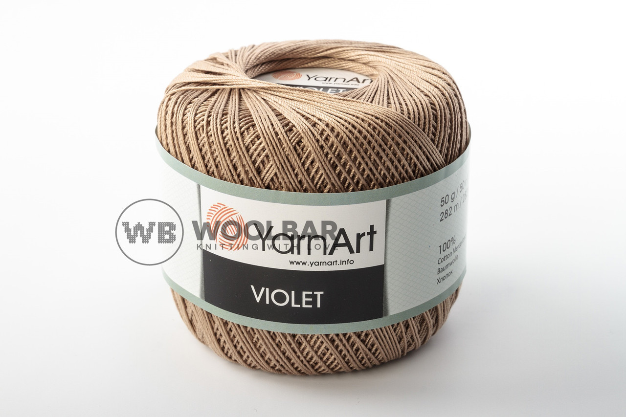 Пряжа YarnArt Violet 0015 коричневий
