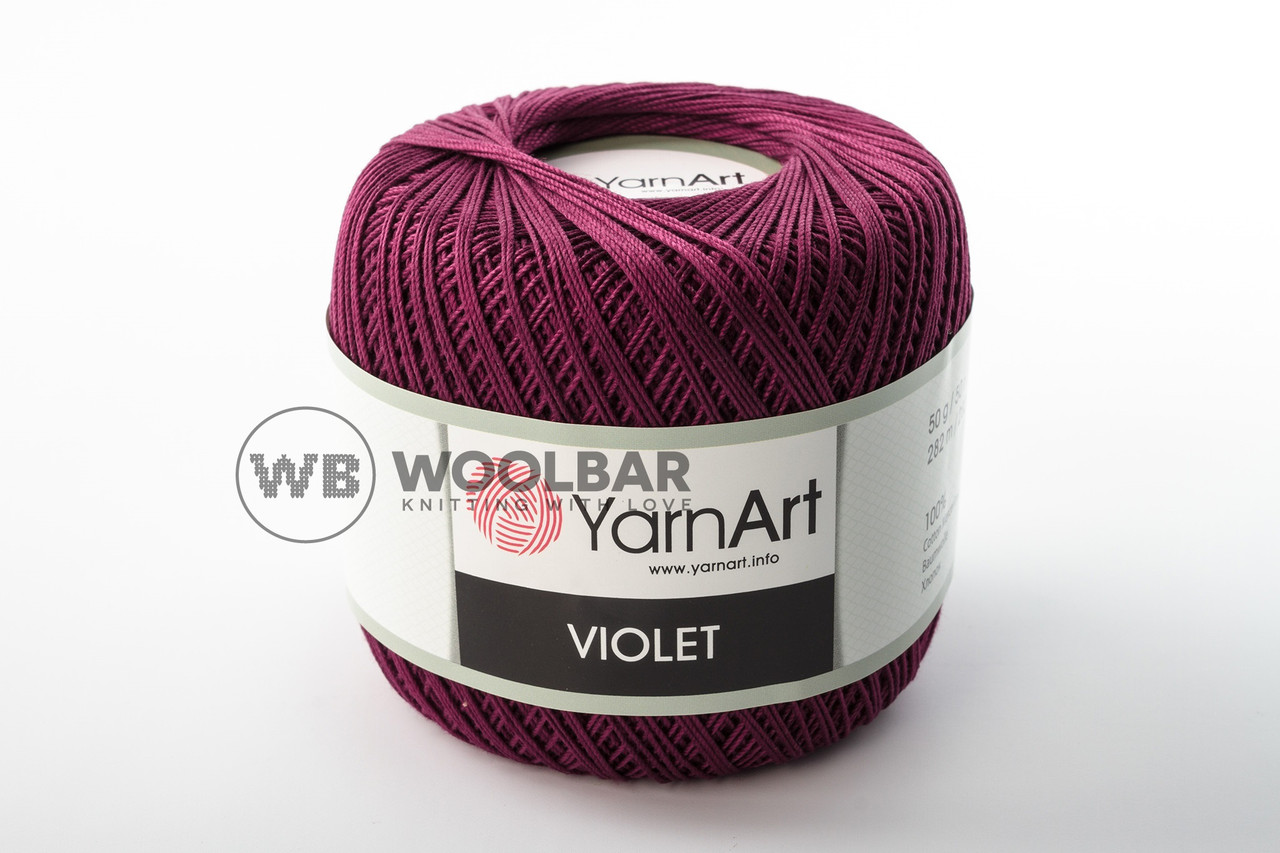 Пряжа YarnArt Violet 0112 бордо