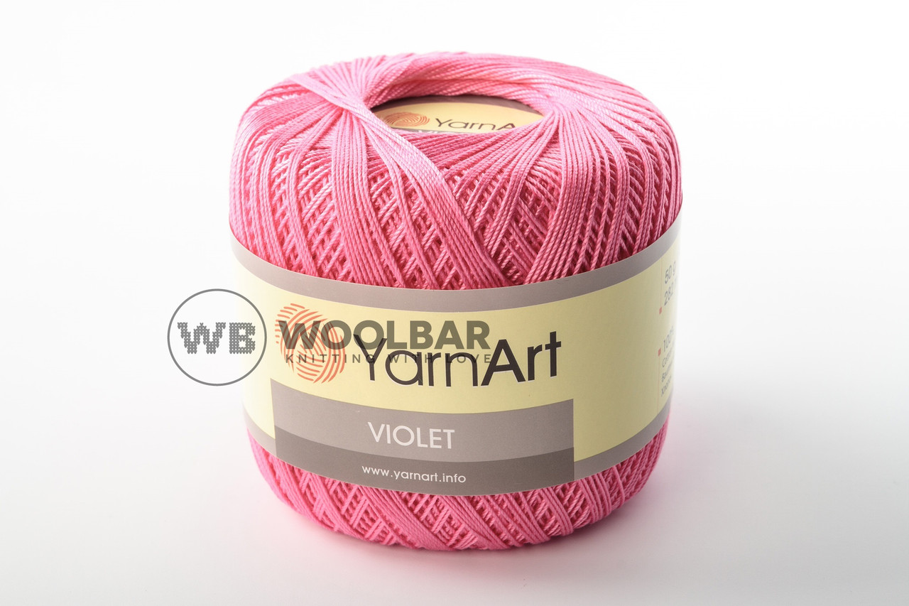 Пряжа YarnArt Violet 5001 яскраво-рожевий