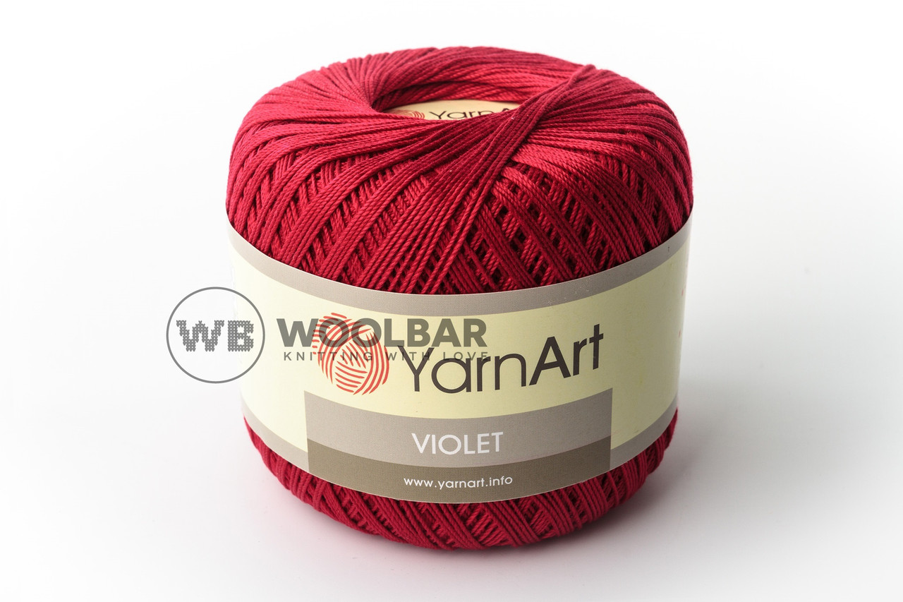 Пряжа YarnArt Violet 5020 темно-червоний