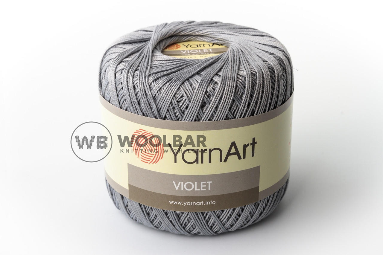 Пряжа YarnArt Violet 5326 темно-сірий