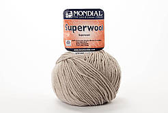 Пряжа Mondial Superwool, Color No.0300 сіро-бежевий