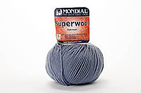 Пряжа Mondial Superwool, Color No.0131 голубой