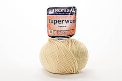 Пряжа Mondial Superwool, Color No.0608 жовтий