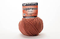 Пряжа Mondial Superwool, Color No.0721 терракот