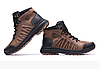 Чоловічі зимові шкіряні черевики Timberland brown leather коричневі, фото 3