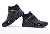 Чоловічі зимові шкіряні черевики Adidas Terrex green зелені, фото 3