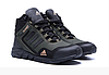 Чоловічі зимові шкіряні черевики Adidas Terrex green зелені, фото 4