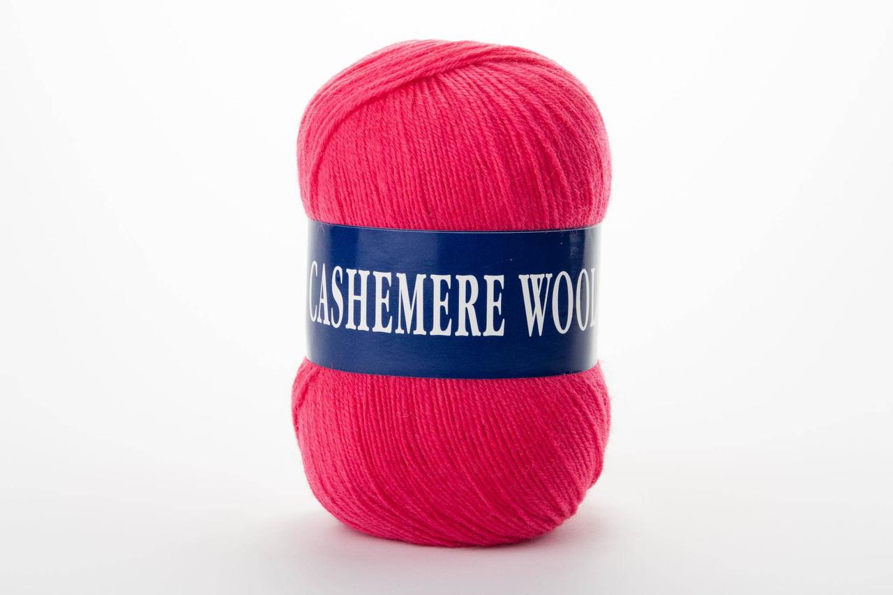 Пряжа кашемірова Lana Cashemere Wool, Color No.1011 малина