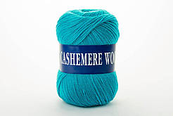 Пряжа кашемірова Lana Cashemere Wool, Color No.1012 бірюза