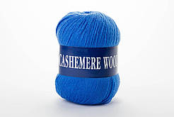 Пряжа кашемірова Lana Cashemere Wool, Color No.1017 синій електрик