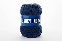 Пряжа кашемірова Lana Cashemere Wool, Color No.1020 темний джинс