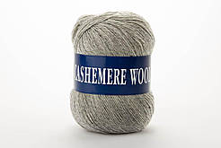 Пряжа кашемірова Lana Cashemere Wool, Color No.1022 середній сірий натуральний