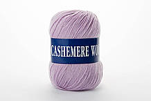 Пряжа кашемірова Lana Cashemere Wool, Color No.1029 світло-бузковий