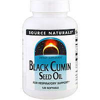 Source Naturals, Масло семян черного тмина, 120 мягких желатиновых капсул