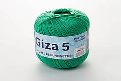 Пряжа Mondial Giza 5, Color No.0643 зелена трава
