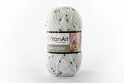 Пряжа YarnArt Baby Color 0273 біло-чорний меланж