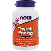Витамин для щитовидной железы Thyroid Energy, Now Foods 90 капсул