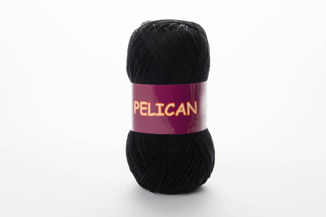 Пряжа бавовняна Vita Cotton Pelican, Color No.3952 чорний