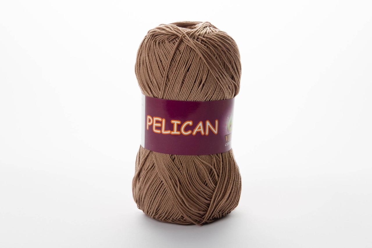 Пряжа бавовняна Vita Cotton Pelican, Color No.3954 темний беж