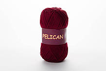 Пряжа бавовняна Vita Cotton Pelican, Color No.3955 бордо