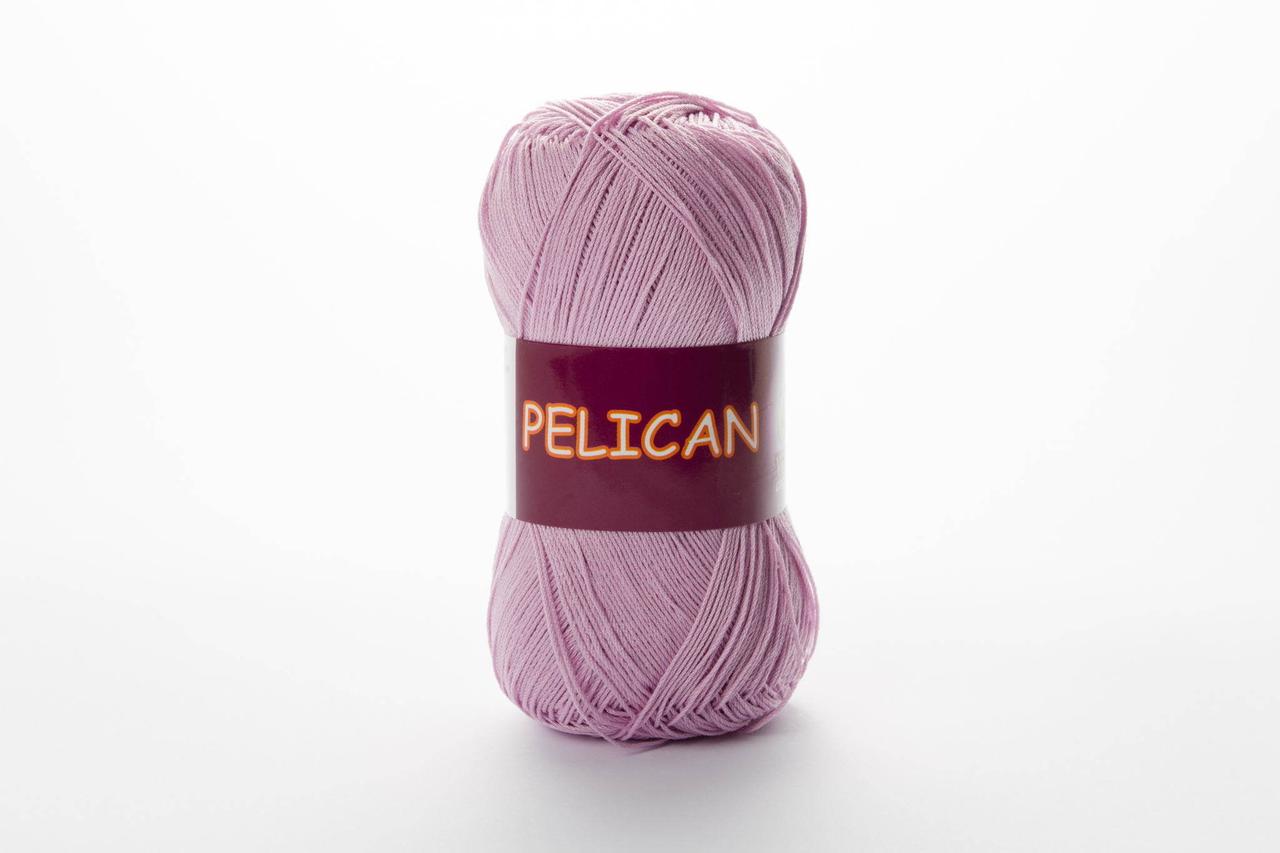 Пряжа бавовняна Vita Cotton Pelican, Color No.3968 блідо-бузковий