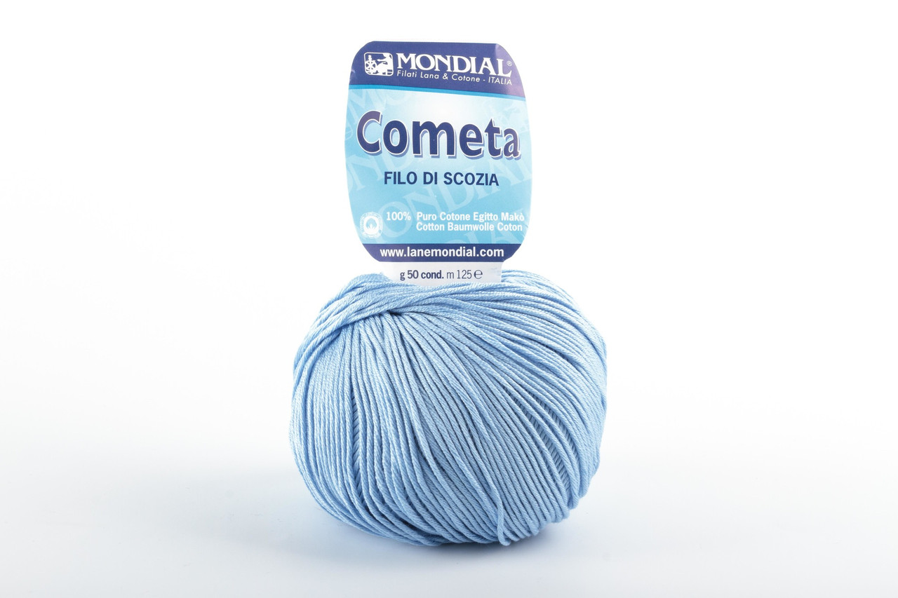 Пряжа Mondial Cometa 0600 блакитний