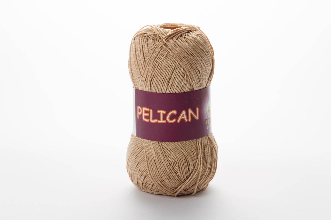 Пряжа бавовняна Vita Cotton Pelican, Color No.3976 середня беж, фото 1