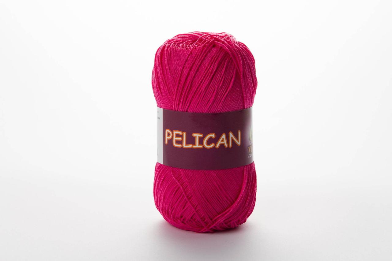 Пряжа бавовняна Vita Cotton Pelican, Color No.3980 фуксія
