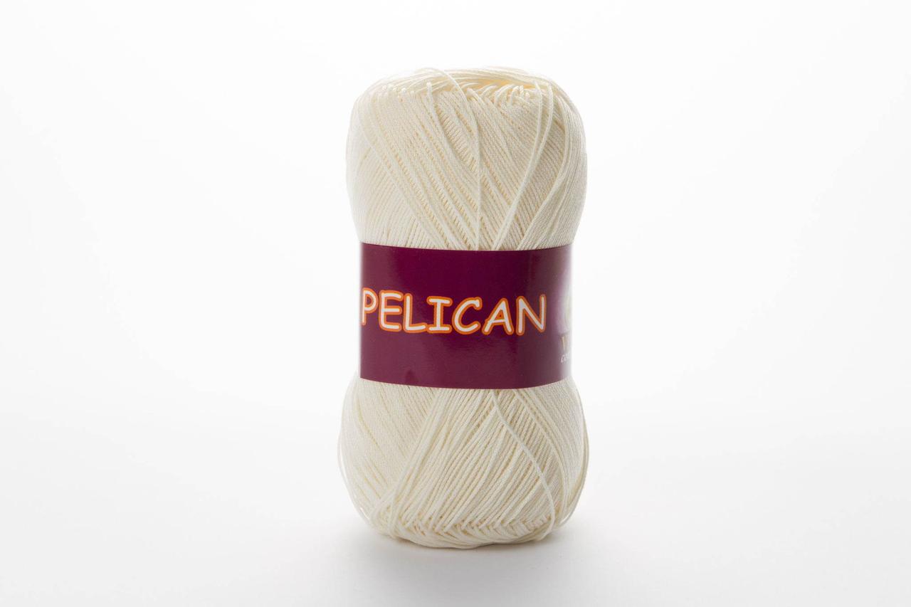 Пряжа бавовняна Vita Cotton Pelican, Color No.3993 молочний