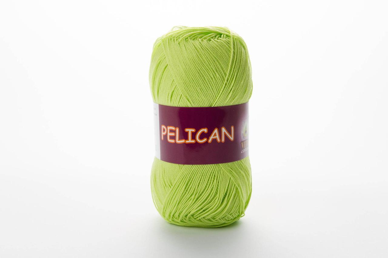 Пряжа бавовняна Vita Cotton Pelican, Color No.3996 світлий салат
