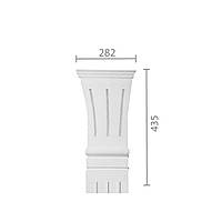 Капитель пилястры, гипсовая капитель кп-86