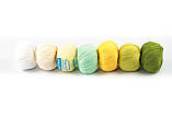 Пряжа Mondial Soft Cotton (Speciale Baby) 0642 салат, фото 3
