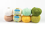 Пряжа Mondial Soft Cotton (Speciale Baby) 0642 салат, фото 4